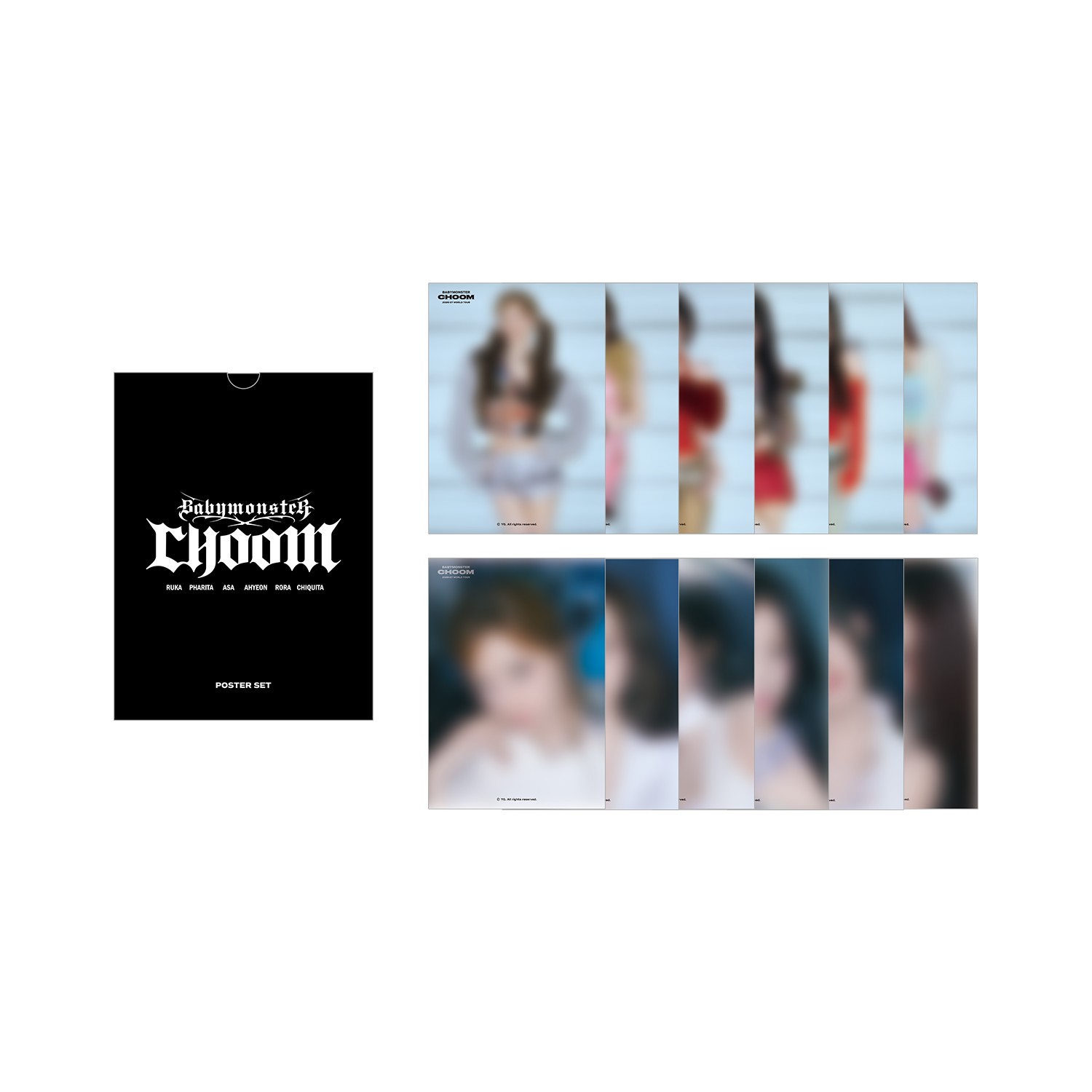 [CHOOMTOUR] BABYMONSTER POSTER SET