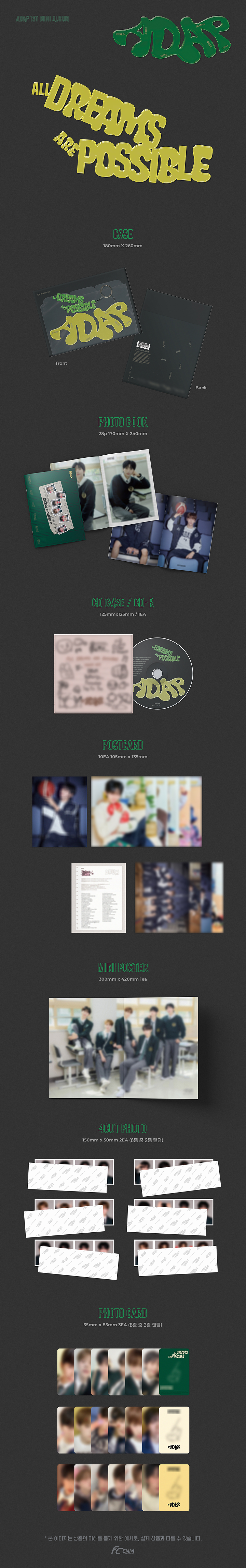 ADAP ARIRANG 1ST Mini Album [All Dreams Are Possible]
