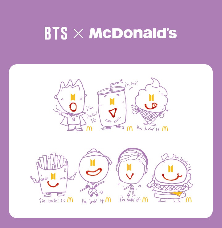 BTSxMcD] Saucy S/S T-shirt (Group) 0 detail