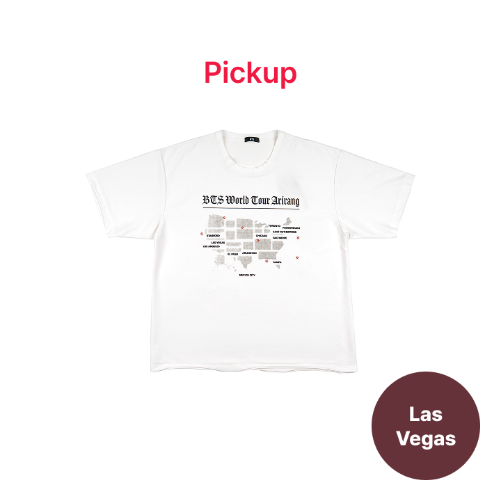 [US限定] BTS S/S Routing Tシャツ ホワイト XLサイズ BTS | [LAS VEGAS] [US Exclusive] S/S Routing T-shirt (White)