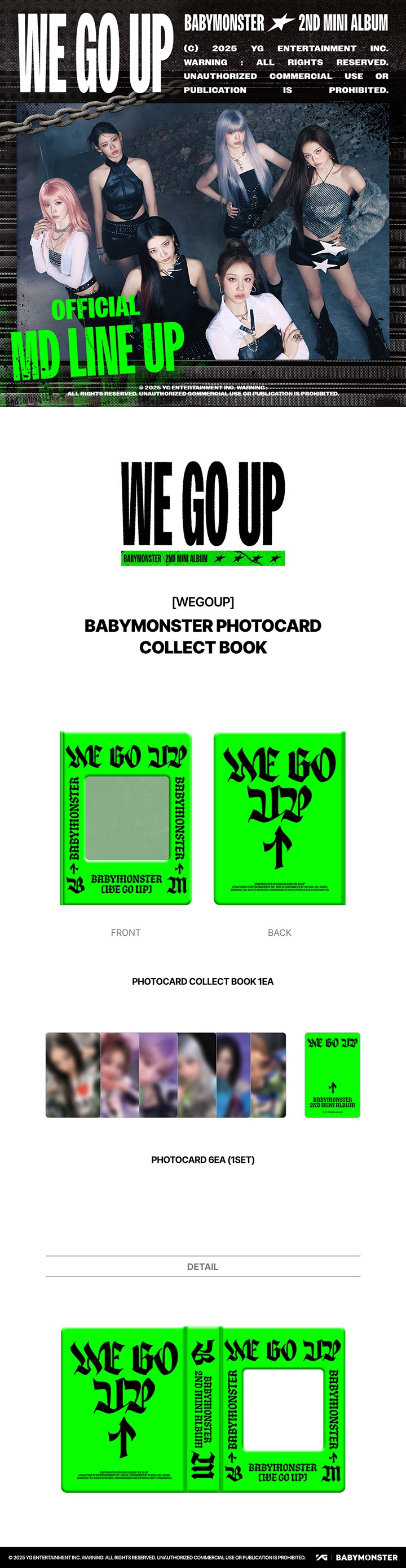 **BABYMONSTER [WEGOUP] - Photocard Collect Book** — authentic K-POP merch sold by BYIT KPOP, fast worldwide shipping  - 100% authentic KPOP Goods by **BYIT KPOP** (Lightstick, Album, Keyring, Photo Card, MD, Figure etc KPOP Merch) - Worldwide shipping, Safe and Fast delivery guaranteed (официальный лайтстик, фанлайт, кей-поп мерч) — authentic K-POP goods (официальный мерч) sold by BYIT KPOP, worldwide shipping (доставка по всему миру)