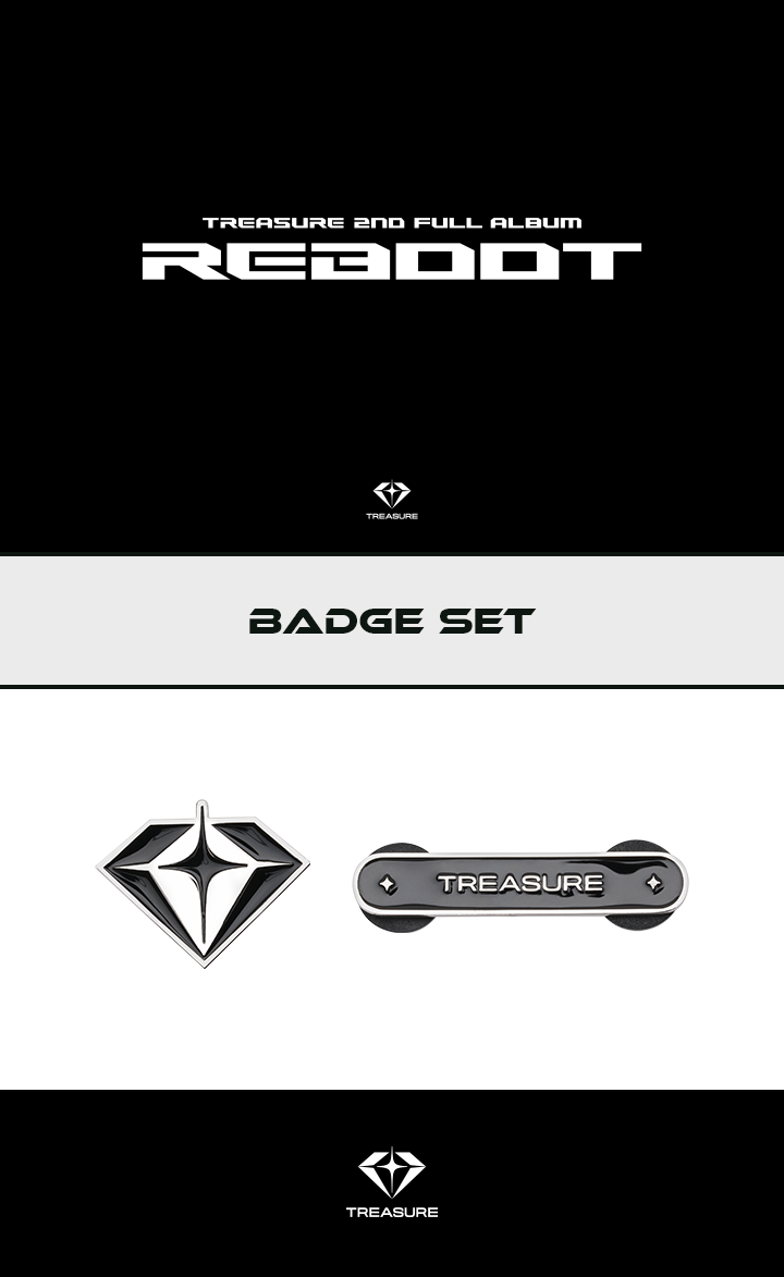 [REBOOT] TREASURE BADGE SET 0 detail