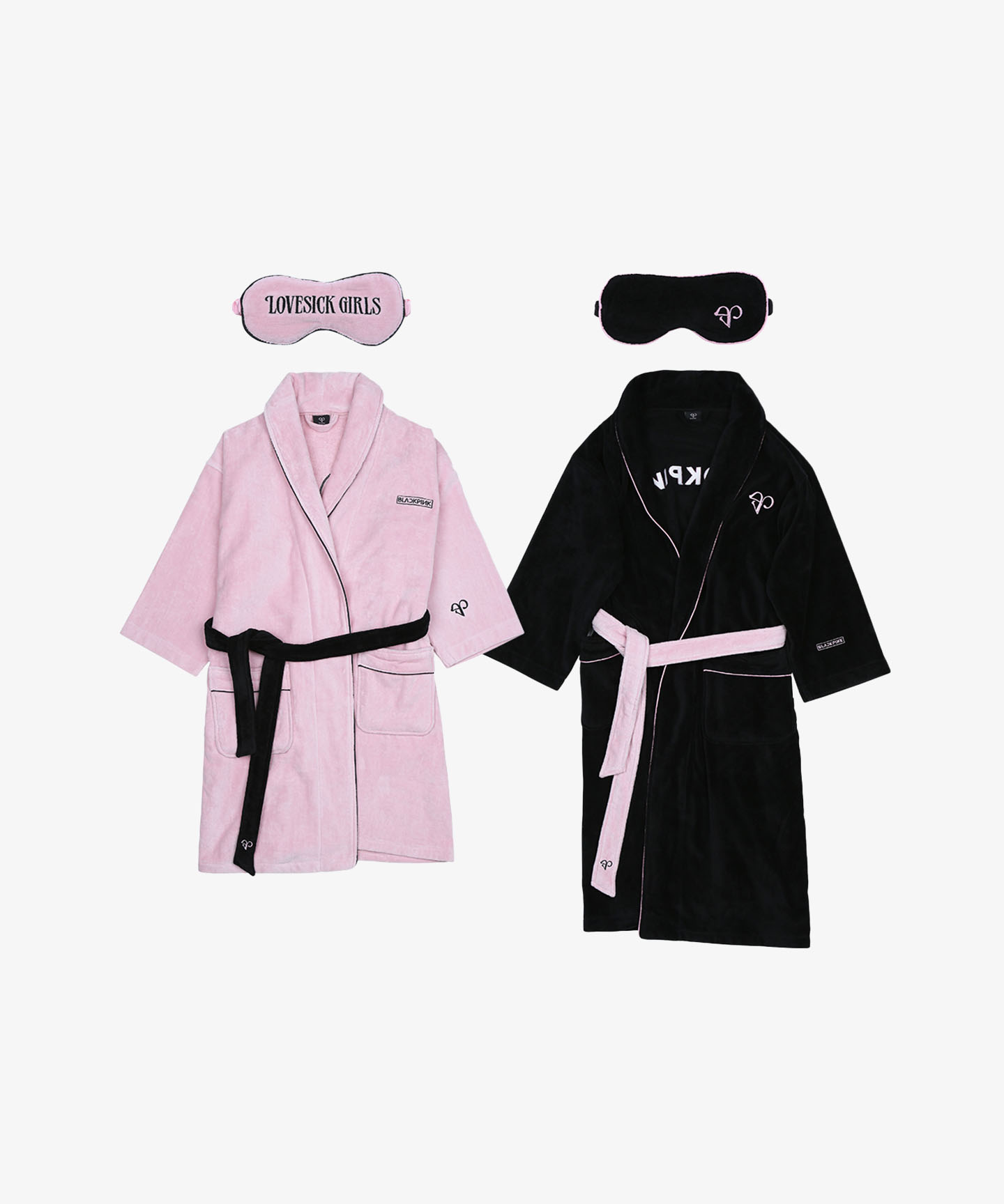 [THEALBUM] ROBE & SLEEPING MASK SET (PINK)