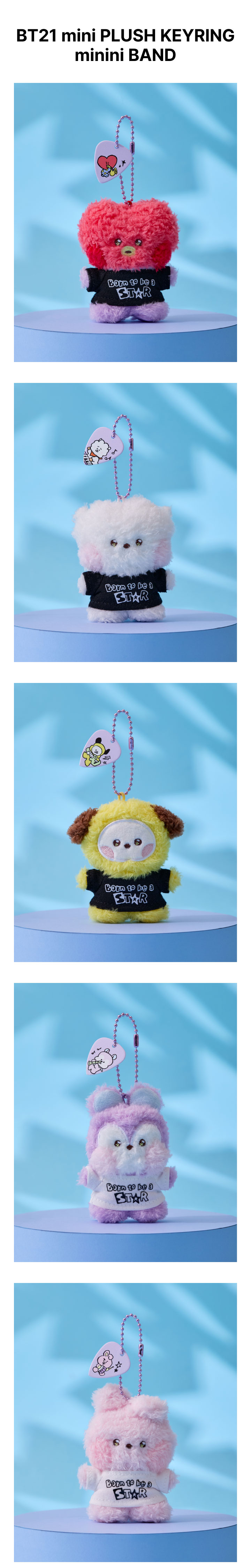 BTS | mini PLUSH KEYRING minini BAND