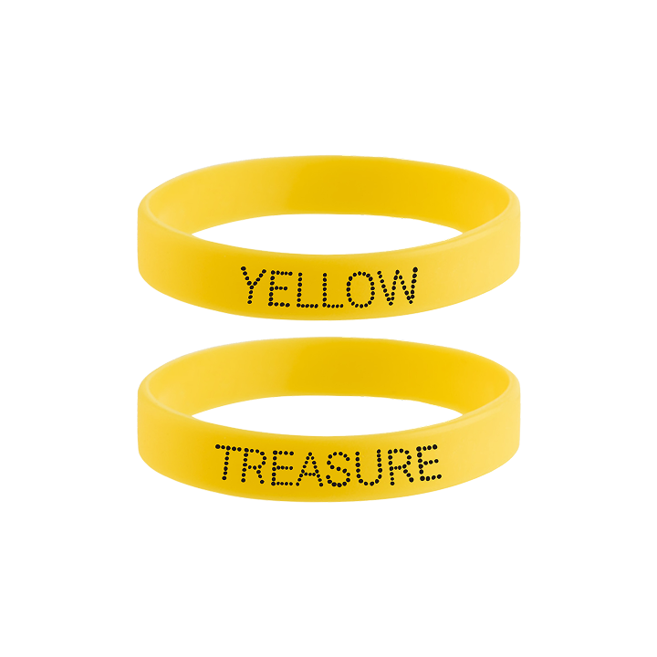 [PLEASURE] TREASURE YELLOW SILICONE BRACELET