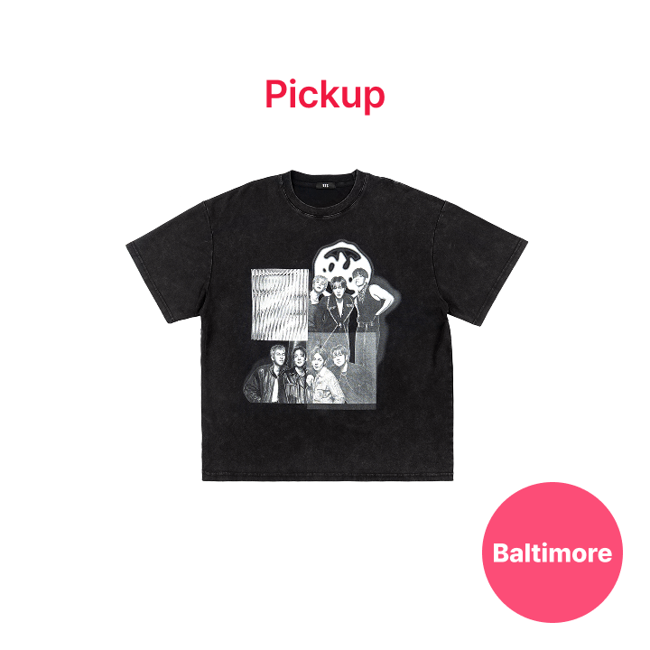 [US限定] BTS S/S フォトTシャツ ブラック 2XLサイズ BTS | [BALTIMORE] [US Exclusive] S/S Photo T-shirt (Black)