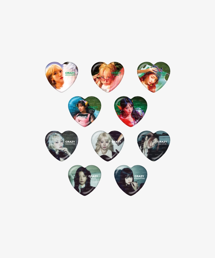 LE SSERAFIM- [CRAZY JAPAN] CAPSULE TOY_CAN BADGE