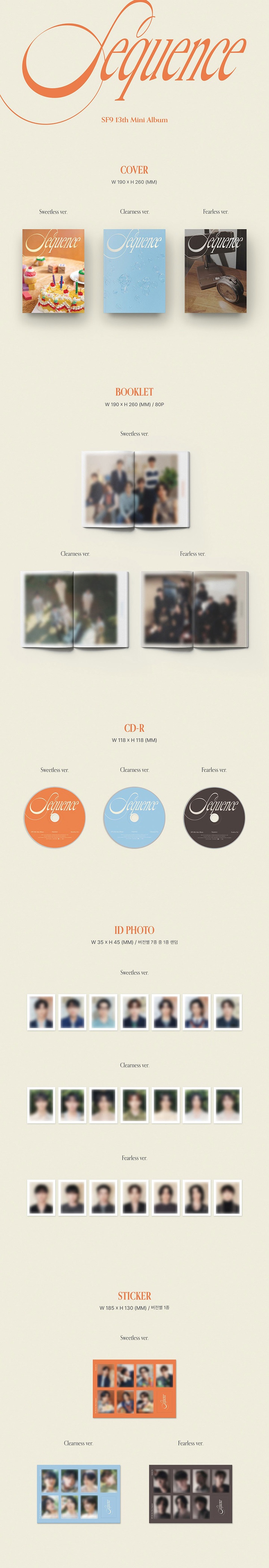 13th Mini Album [Sequence] (Random) 0 detail