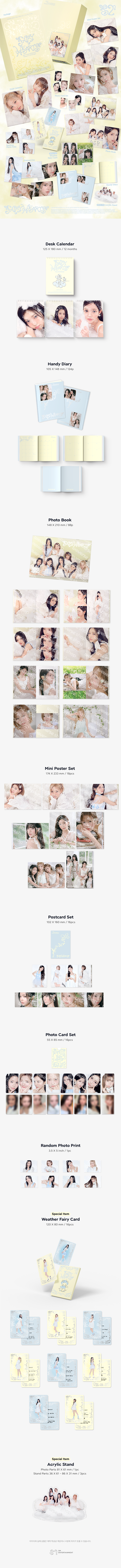 Hearts2Hearts 2027 Season's Greetings (Set) 1 detail