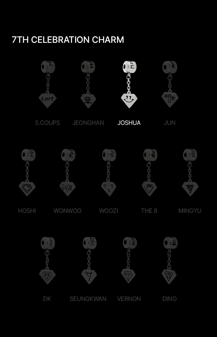 7th Celebration Charm_JOSHUA 0 detail