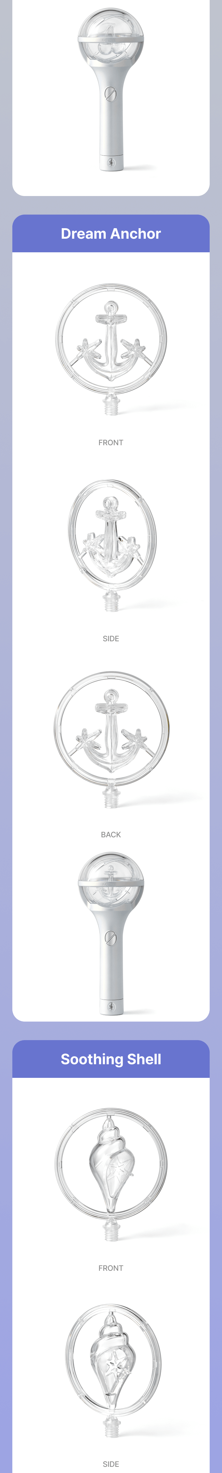 Official Light Stick Dream Charm 2 detail