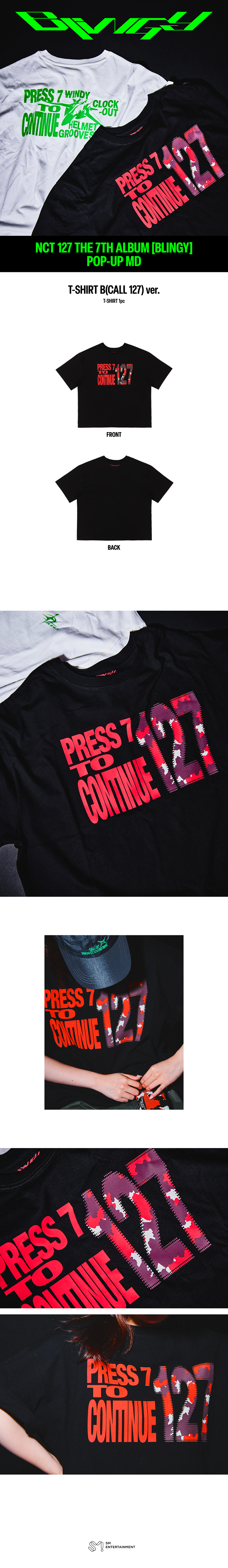 T-SHIRT_CALL 127 ver. 1 detail