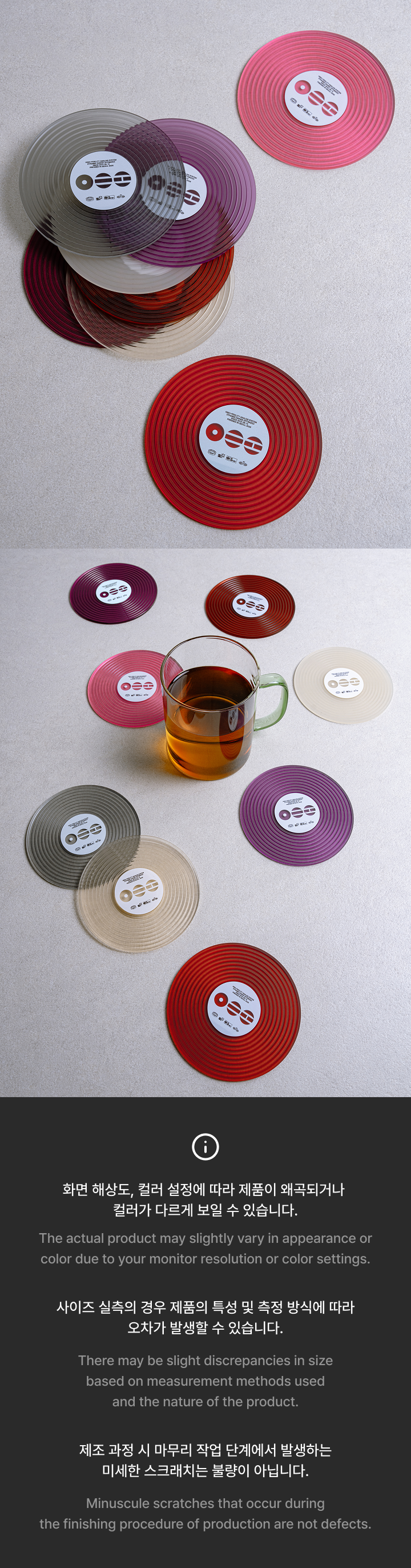 BTS BTS Merch Vinyl Coaster