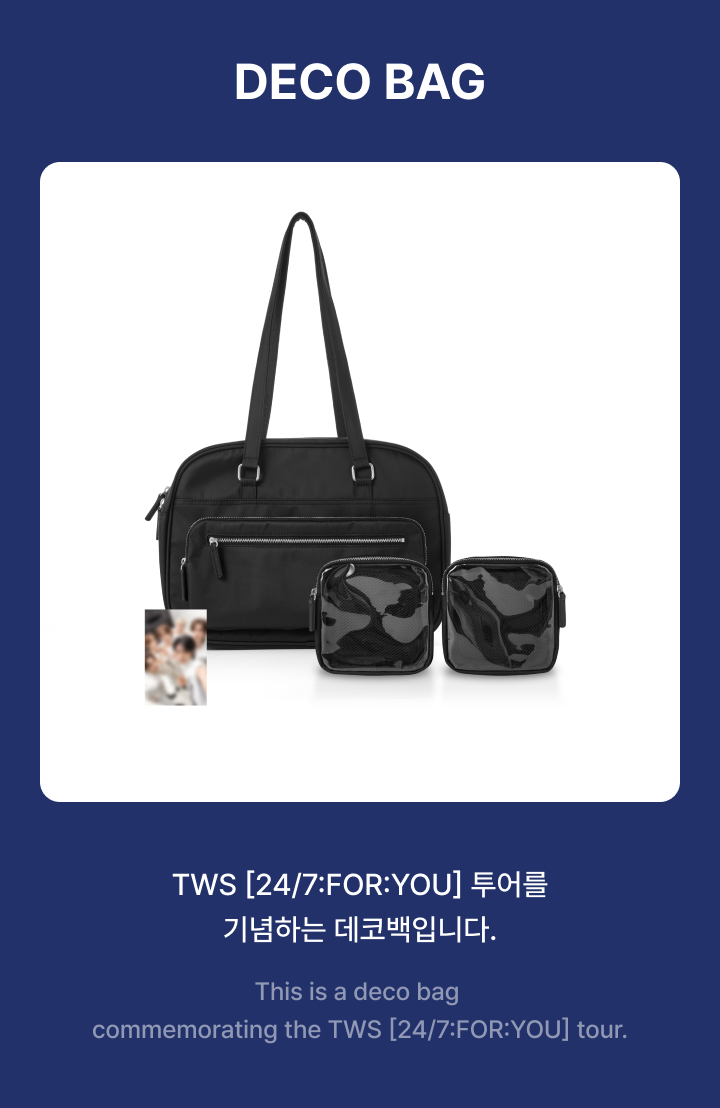 TWS 24/7:FOR:YOU Deco Bag