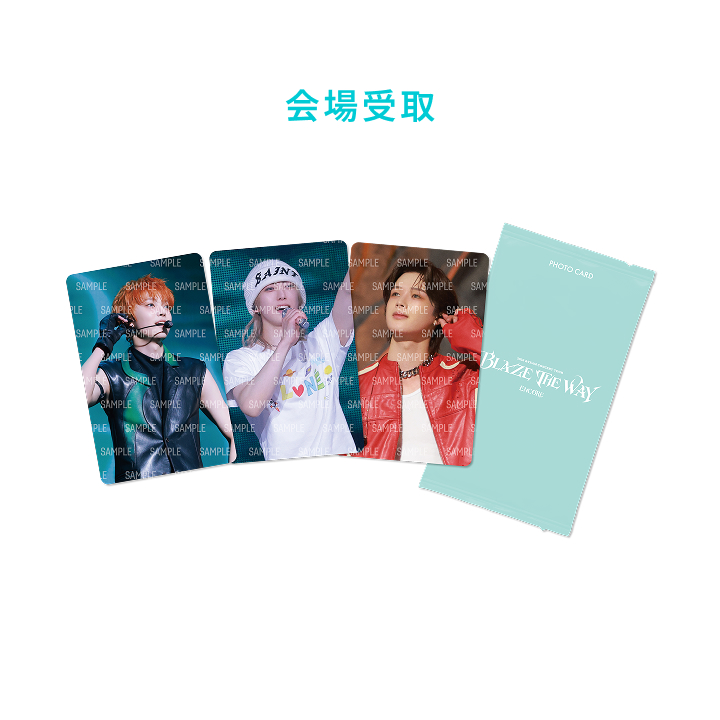 [BLAZE THE WAY ENCORE]LIVE PHOTO CARD, listed by the store