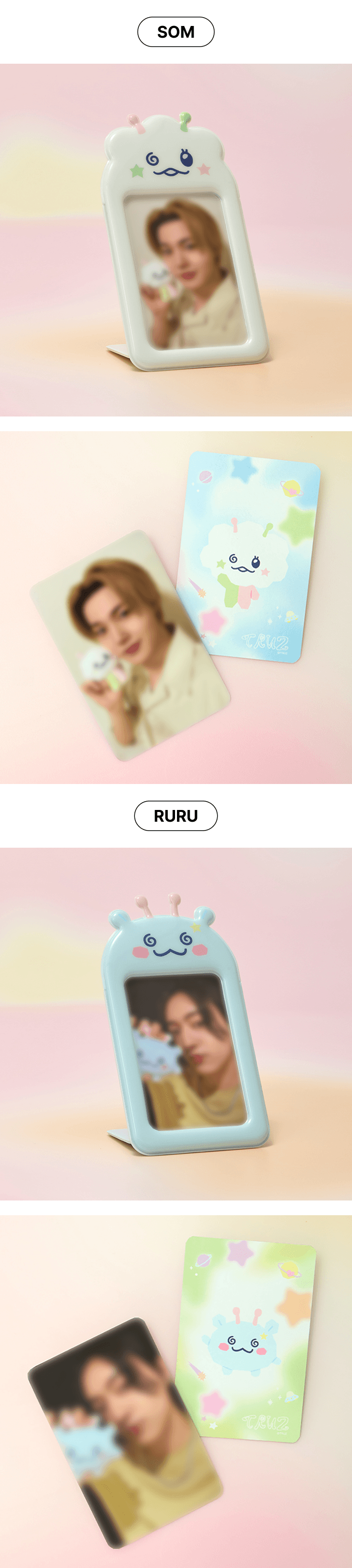 TRUZ PLANET PVC PHOTOCARD HOLDER STAND 5 detail