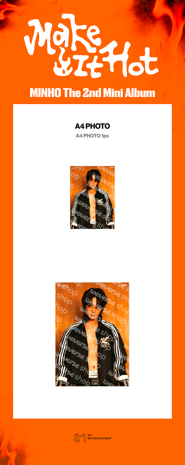 SHINee Make it hot A4 Photo