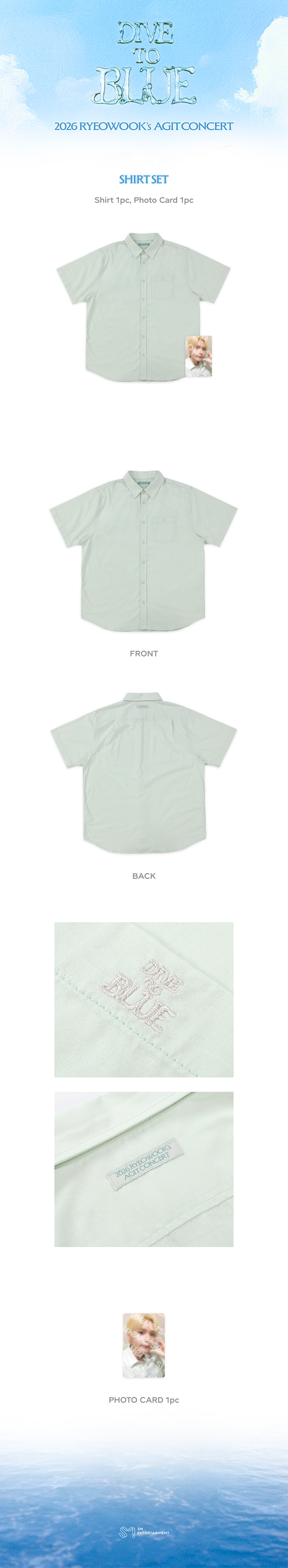 SUPER JUNIOR DIVE TO BLUE Shirt Set