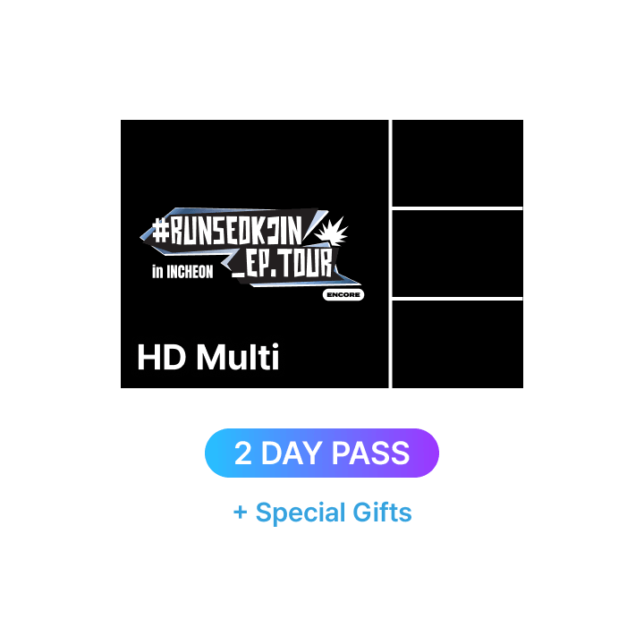 #RUNSEOKJIN_EP.TOUR_ENCORE HD Multi-view 4 (2 DAY PASS) + Special Gifts
