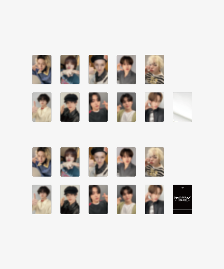 [REBOOTTOUR] TREASURE METAL PHOTOCARD SET