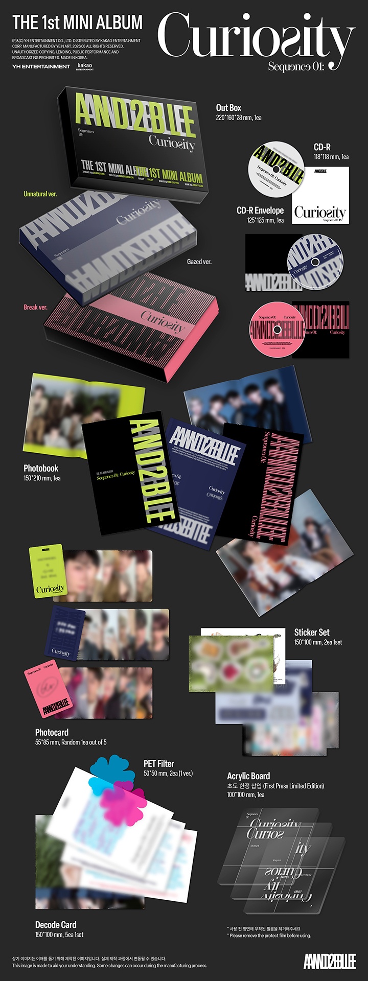 [2026 TIMA LIVE] 1st MINI ALBUM [Sequence 01: Curiosity] (Set) 1 detail