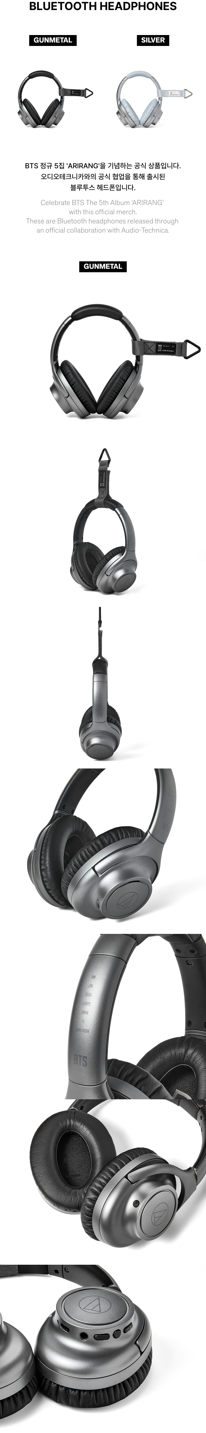 BTS BTS Merch Bluetooth Headphones