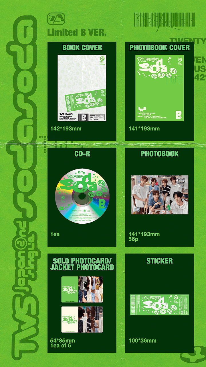 Japan 2nd Single「SODA SODA」Limited B 0 detail