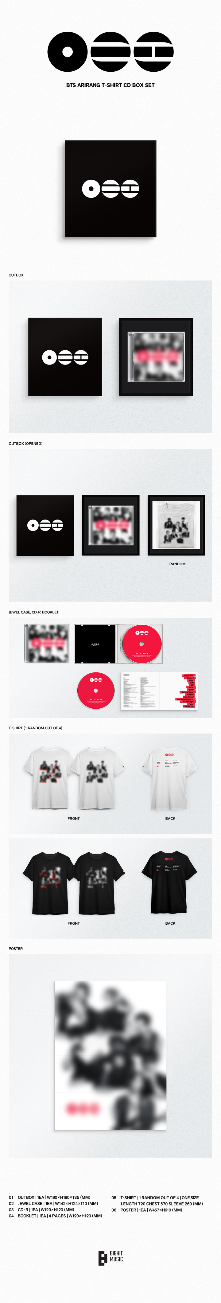 'ARIRANG' (T-Shirt CD Box Set) 0 detail