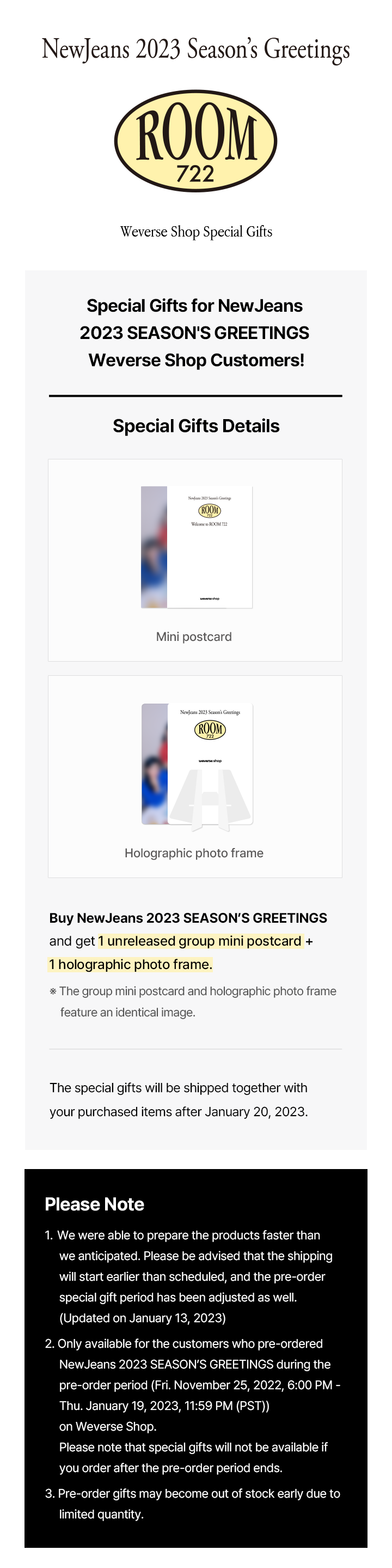 NewJeans 2023 SEASON’S GREETINGS 0 detail