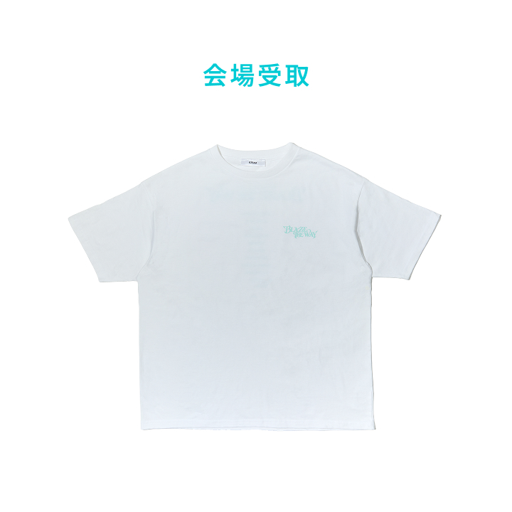 [BLAZE THE WAY]S/S T-SHIRT WHITE (TYPE-B), listed by the store