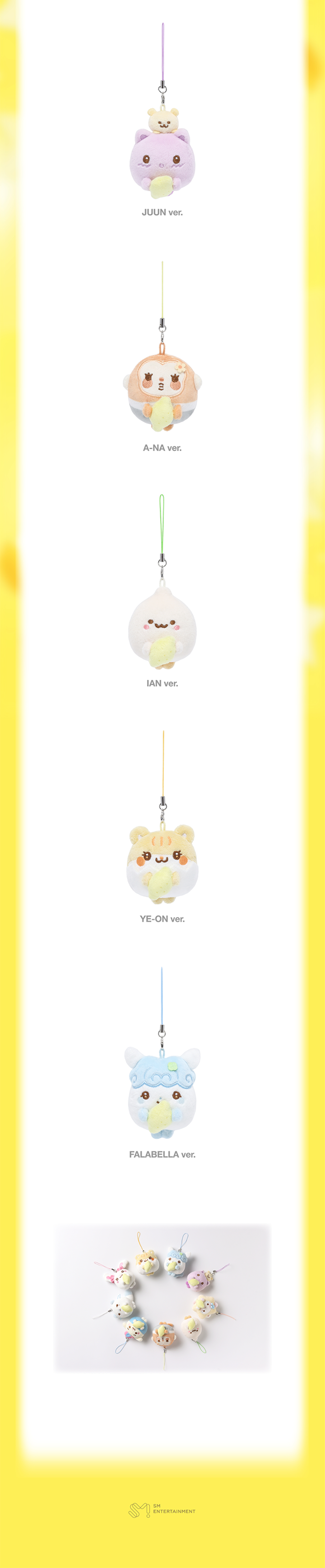 Hearts2Hearts Lemon Tang Lemon Mini Doll Keyring