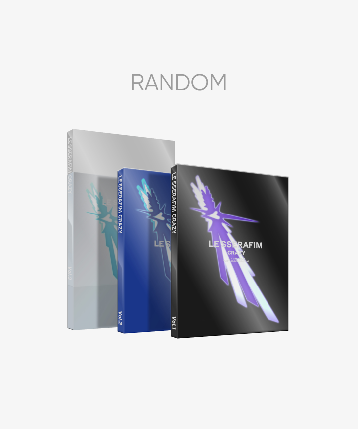 LE SSERAFIM 4th Mini Album CRAZY Random with weverse shop gift