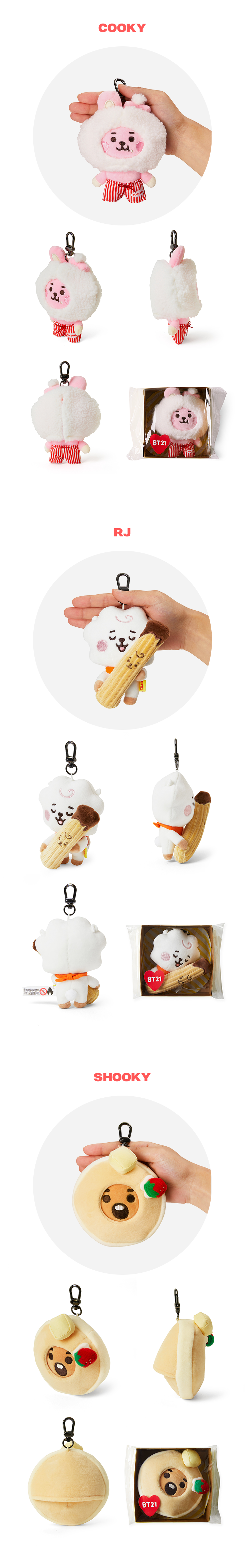 22 Sweet Things Plush Keyring 1 detail