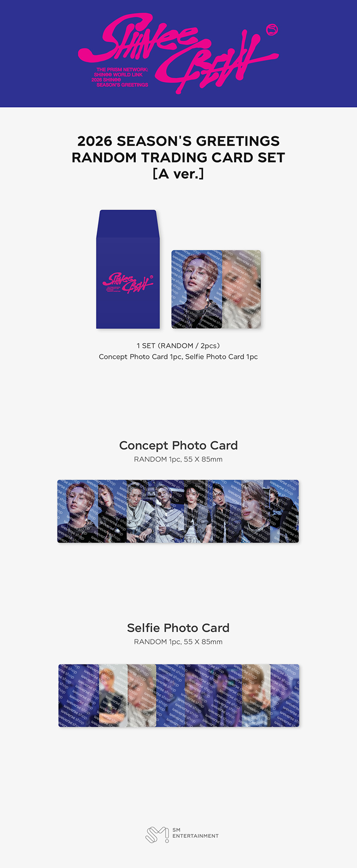 SHINee | RANDOM TRADING CARD SET [A ver.]