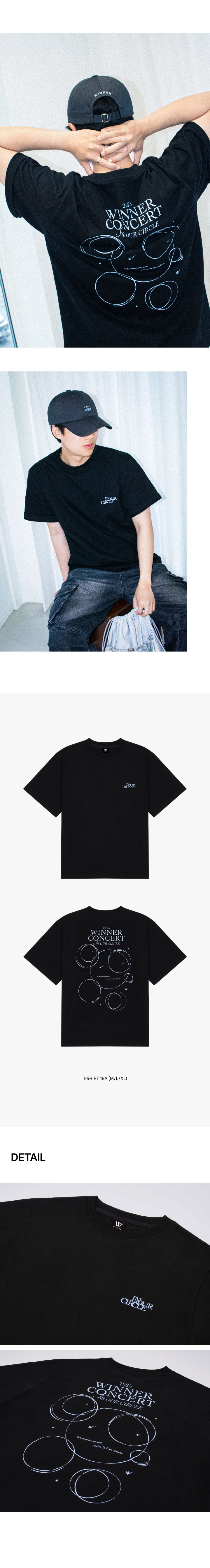 [INOURCIRCLE] WINNER PLANET T-SHIRT_BLACK 2 detail