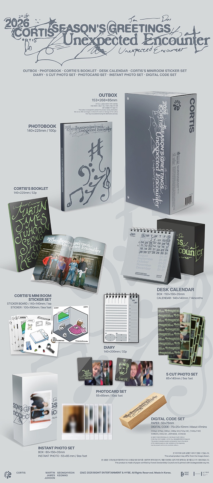 CORTIS 2026 SEASON’S GREETINGS 1 detail