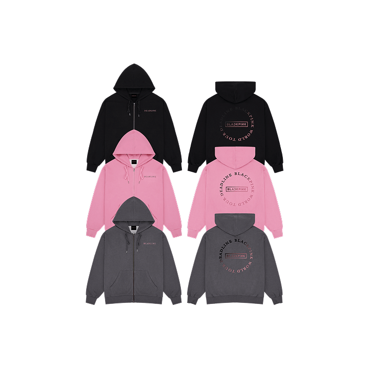 [DEADLINETOUR] BLACKPINK HEAT REACTIVE ZIP-UP HOODIE