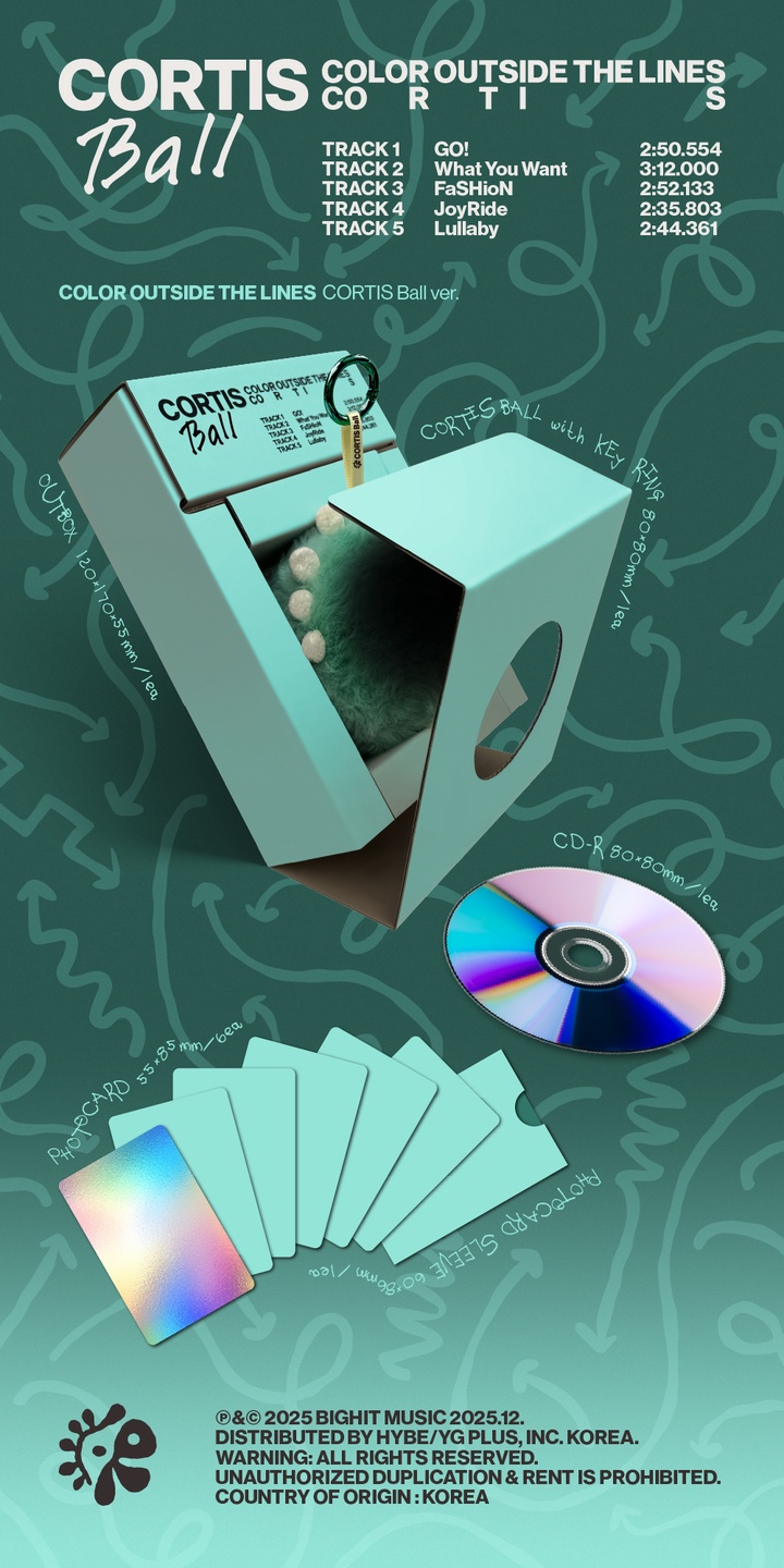 The 1st EP [COLOR OUTSIDE THE LINES] (CORTIS Ball ver.) 0 detail