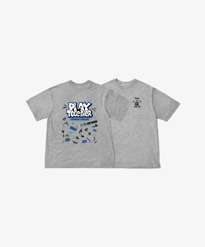 [TAEHYUN] OVERSIZED T-SHIRT (GREY)