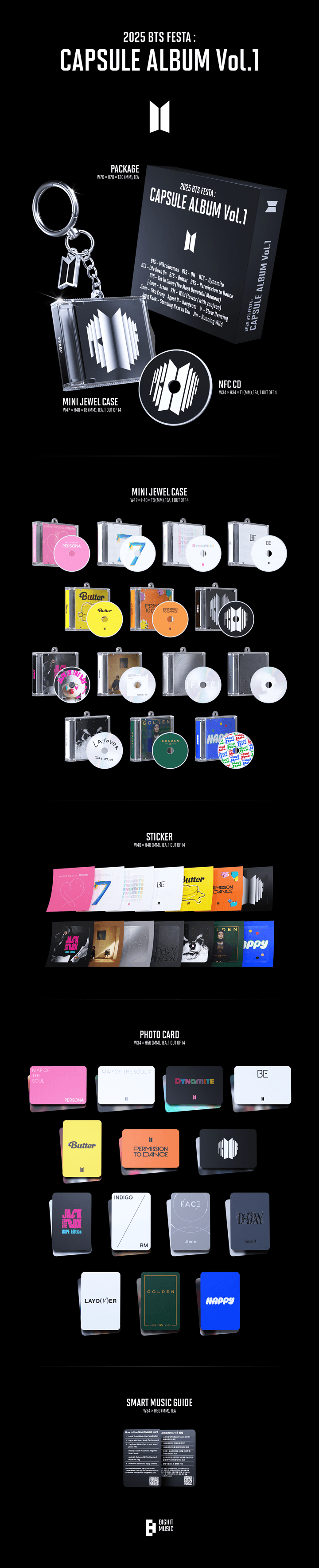 【即購入OK】2025 BTS FESTA CAPSULE ALBUM 購入特典 BTS - 2025 BTS FESTA : CAPSULE ALBUM Vol.1