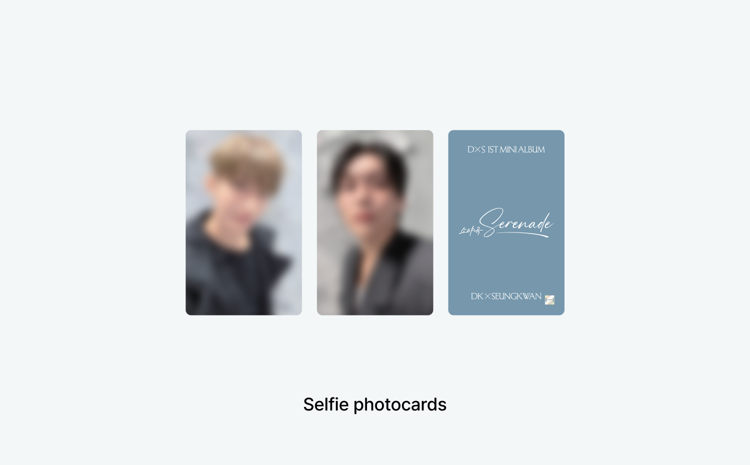 Weverse Global] DxS 1st Mini Album 'Serenade' Weverse Lucky Store