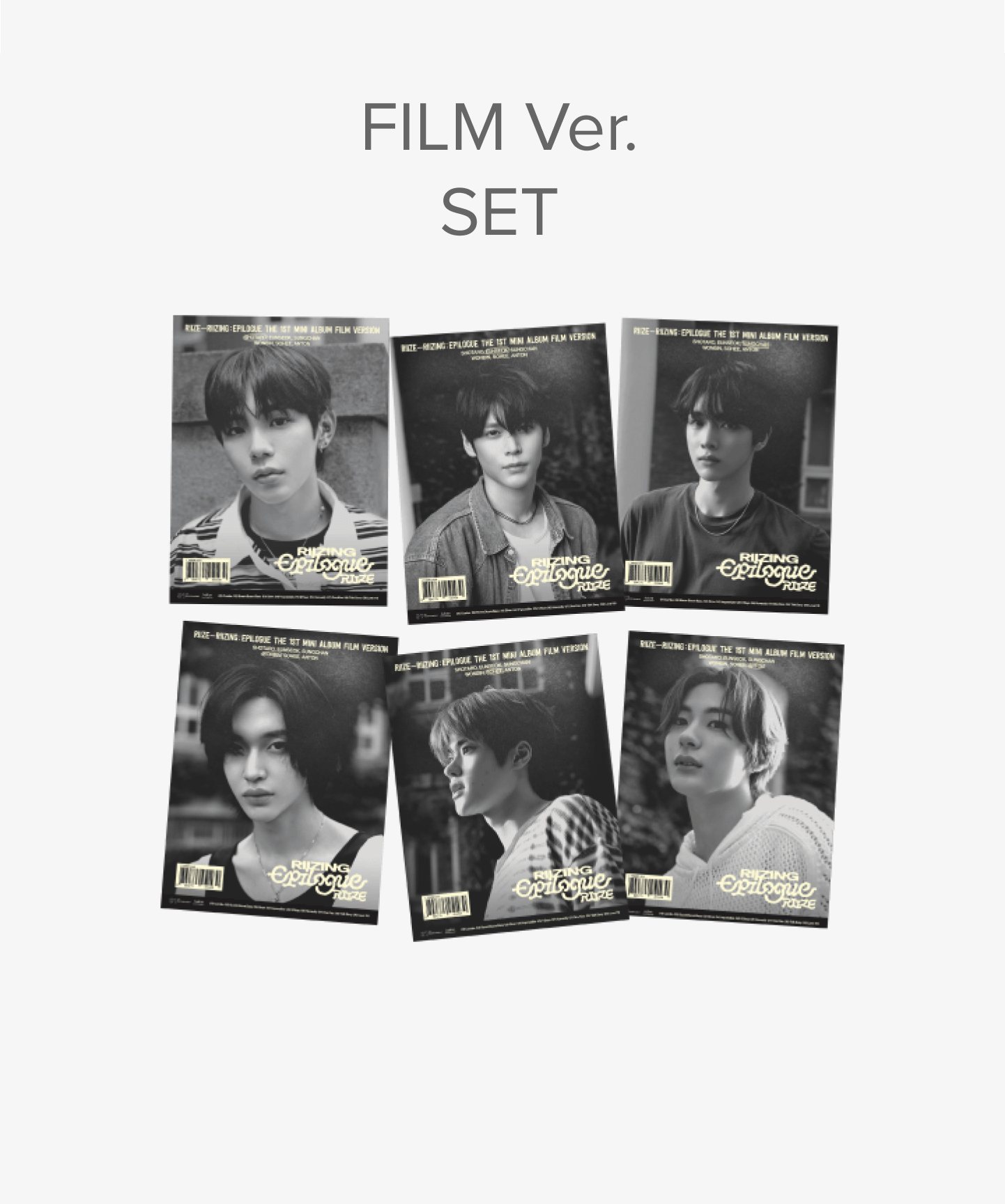RIIZE epilogue weverse ラキドロ　6種コンプ　トレカ RIIZE epilogue weverse ラキドロ6種コンプ