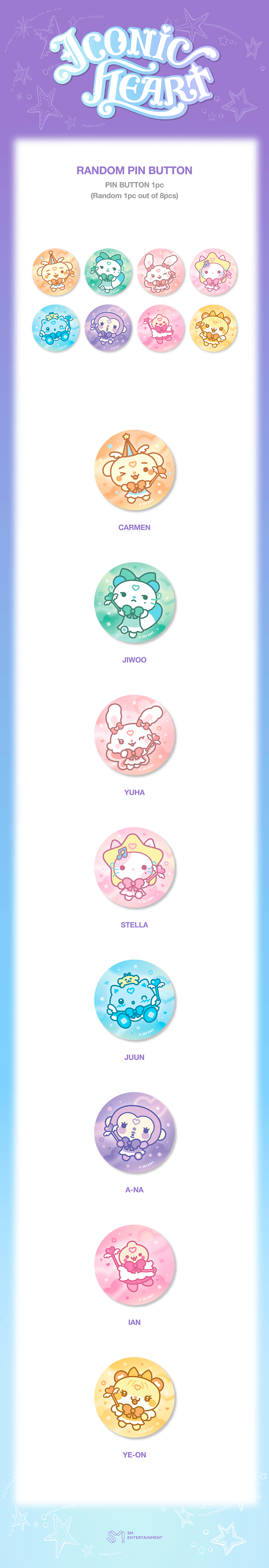 Certified Button Hearts2Hearts | RANDOM PIN BUTTON