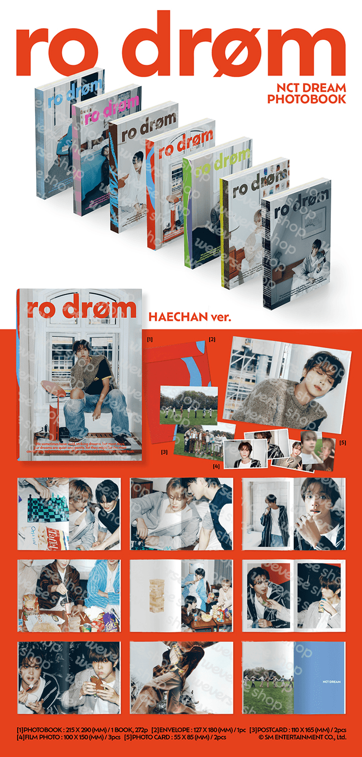 NCT DREAM PHOTOBOOK [Ro drøm] HAECHAN ver. 0 detail
