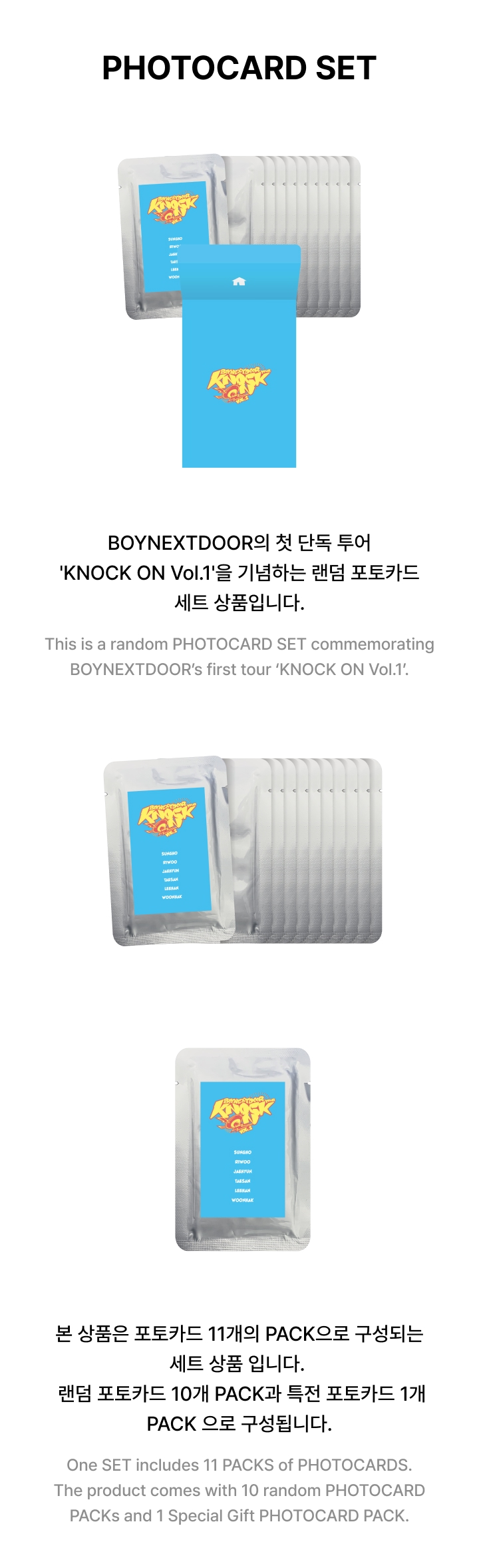 BOYNEXTDOOR | PHOTOCARD SET