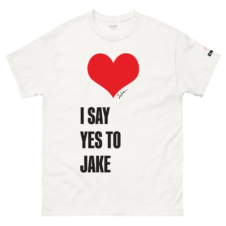 [JAKE] I SAY YES S/S Tee (White)
