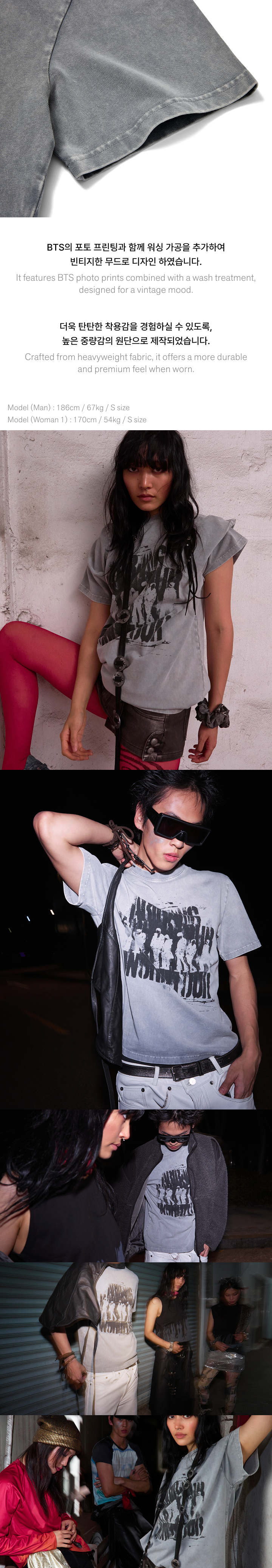 S/S Photo T-Shirt (Gray) 1 detail
