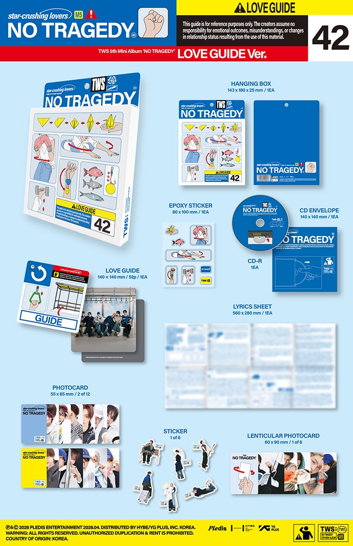 5th Mini Album 'NO TRAGEDY' (Set) 0 detail