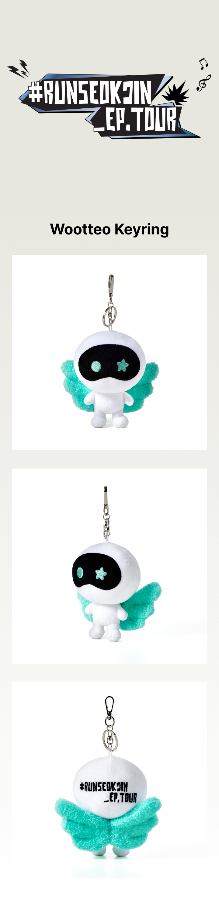 アイドル WOOTTEO KEYRING BTS | Wootteo Keyring