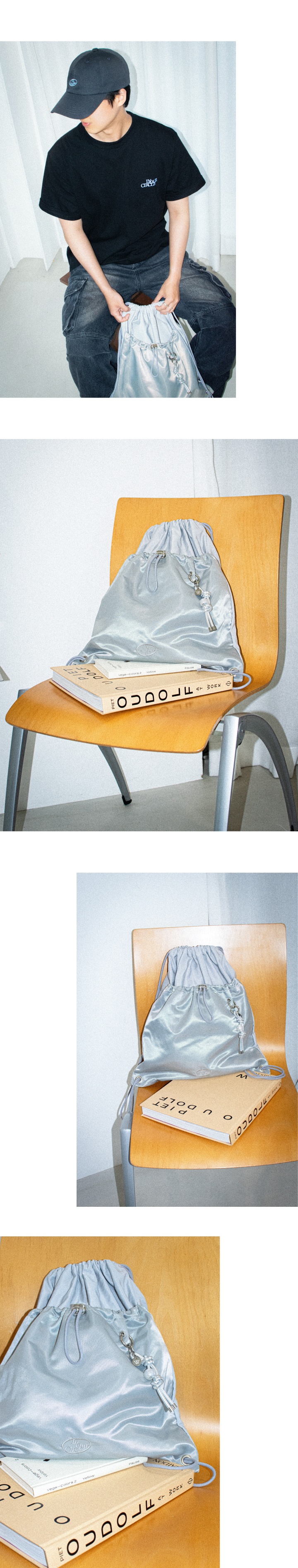 [INOURCIRCLE] WINNER DRAWSTRING BACKPACK 1 detail